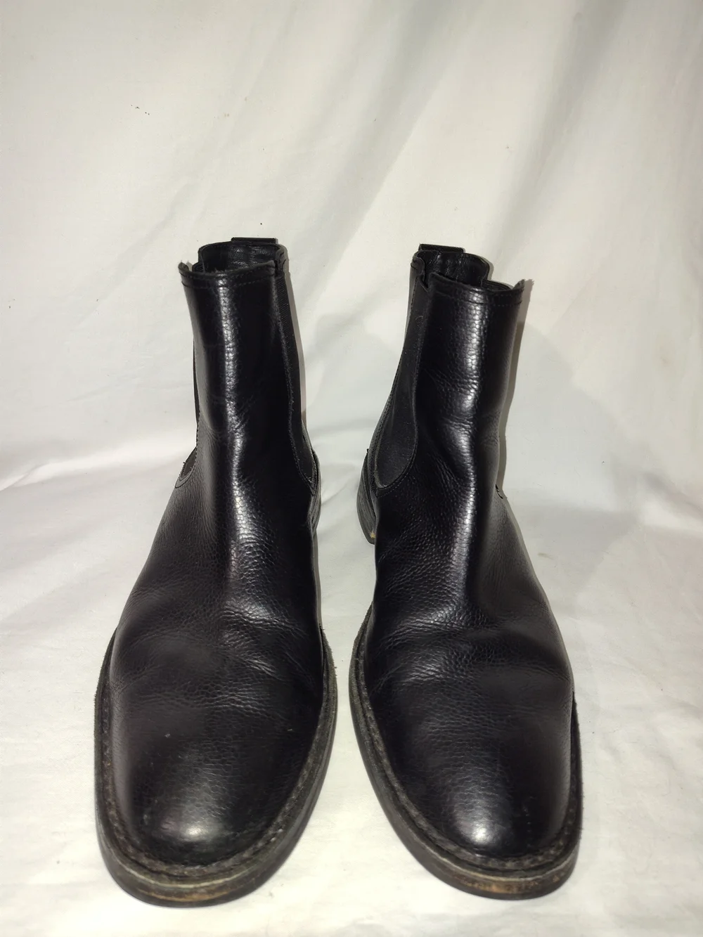 Cole Haan Black Leather Chelsea Ankle Boots